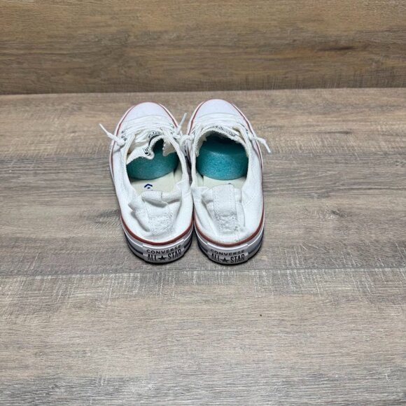 Converse All Star Shoreline White Canvas Slip On Sneakers Women's Size 7.5 - Picture 3 of 7